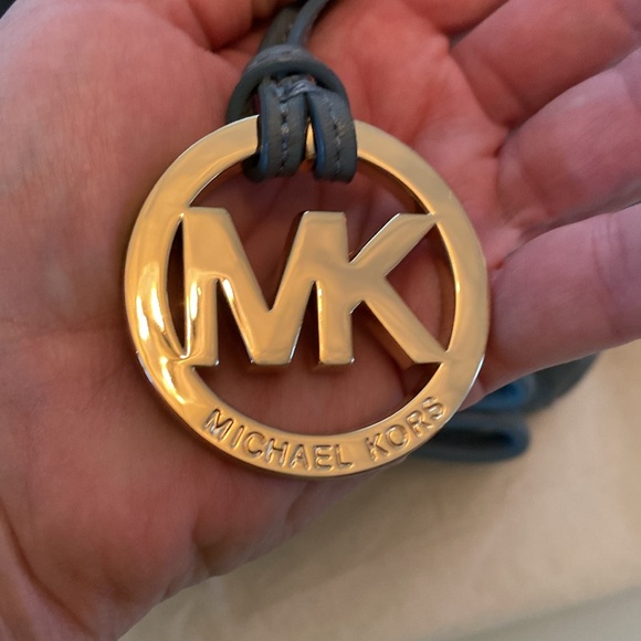 Michael Kors denim blue leather purse - Picture 7 of 8